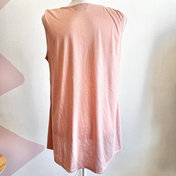 Vintage Pink Babydoll Top, Y2K 2000s Soft Girl Coquette 1X - Picture 3 of 7